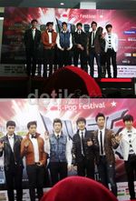 Suasana Jumpa Pers Music Bank Jakarta