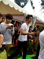 Saat Ryeowook & Siwon Super Junior Main Ular di Jakarta