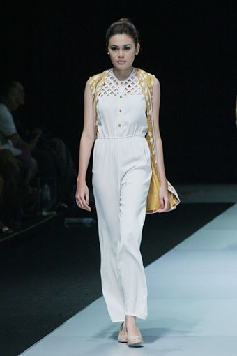 Jakarta, Indonesia - 16 Februari. Tertia Enda Forbidden. Indonesia Fashion Week 2013 at Jakarta Convention Center. 16 Februari 2013. Senayan. Jakarta. [Foto: Mohammad Abduh/Wolipop]