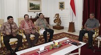 Suasana pertemuan SBY dengan 7 Purnawirawan ABRI. Abror Rizki/Setpres.