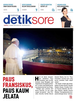 PAUS FRANSISKUS, PAUS KAUM JELATA