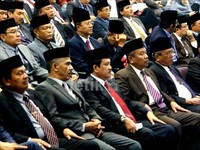 Undangan dari berbagai kalangan hadir dalam acara pelantikan.