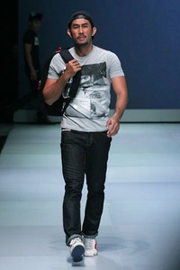 Jakarta, Indonesia - 16 Februari. Damn! I Love Indonesia by Daniel Mananta Pop Patriotic. Indonesia Fashion Week 2013 at Jakarta Convention Center. 16 Februari 2013. Senayan. Jakarta. [Foto: Mohammad Abduh/Wolipop]