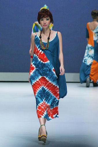 Jakarta, Indonesia - 16 Februari. Lia Mustafa Poutreit Malioboro. Indonesia Fashion Week 2013 at Jakarta Convention Center. 16 Februari 2013. Senayan. Jakarta. [Foto: Mohammad Abduh/Wolipop]