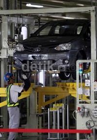 Aset pabrik Toyota Plant 2 Karawang tersebut bernilai sekitar Rp 3,3 triliun.
