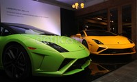 PT Artha Auto selaku distributor resmi Lamborghini meluncurkan New Lamborghini Gallardo di SCBD, Jakarta, Kamis (14/3/2013).