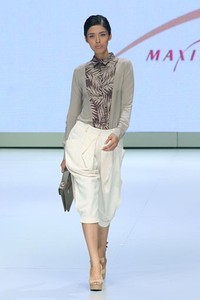 Jakarta, Indonesia - 16 Februari. Maxistyle by Ardistia Dwiasri. Indonesia Fashion Week 2013 at Jakarta Convention Center. 16 Februari 2013. Senayan. Jakarta. [Foto: Mohammad Abduh/Wolipop]