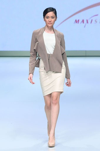 Jakarta, Indonesia - 16 Februari. Maxistyle by Ardistia Dwiasri. Indonesia Fashion Week 2013 at Jakarta Convention Center. 16 Februari 2013. Senayan. Jakarta. [Foto: Mohammad Abduh/Wolipop]