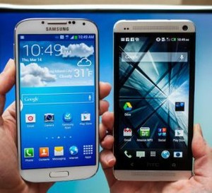 Galaxy S 4 vs iPhone 5 vs HTC One vs BlackBerry Z10