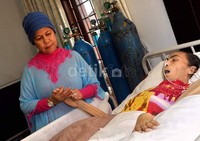 Kondisinya tubuhnya sudah sangat kurus dan sangat memprihatinkan.