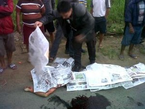 Pria Kurang Waras Tewas Dibunuh dengan 7 Luka Tusukan di Manado
