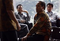 Benny K Harman diperiksa sebagai saksi kasus dugaan korupsi Simulator SIM. Ramses/detikFoto.