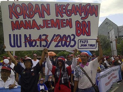 Pensiunan BRI Tuntut Pesangon