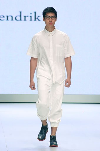 Jakarta, Indonesia - 16 Februari. 3D by Tri Handoko & Dave Hendrik. Indonesia Fashion Week 2013 at Jakarta Convention Center. 16 Februari 2013. Senayan. Jakarta. [Foto: Mohammad Abduh/Wolipop]