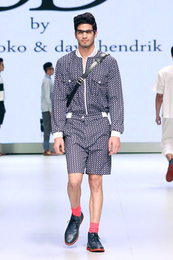 Jakarta, Indonesia - 16 Februari. 3D by Tri Handoko & Dave Hendrik. Indonesia Fashion Week 2013 at Jakarta Convention Center. 16 Februari 2013. Senayan. Jakarta. [Foto: Mohammad Abduh/Wolipop]