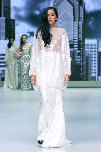 Jakarta, Indonesia - 16 Februari. Addy Van Den Krummenacker Celebration. Indonesia Fashion Week 2013 at Jakarta Convention Center. 16 Februari 2013. Senayan. Jakarta. [Foto: Mohammad Abduh/Wolipop]