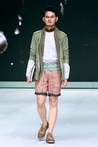 Jakarta, Indonesia - 16 Februari 2013. Deden Siswanto Pinot Noir. Indonesia Fashion Week 2013 at Jakarta Convention Center.  Senayan. Jakarta. [Foto: Mohammad Abduh/Wolipop]