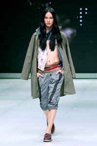 Jakarta, Indonesia - 16 Februari 2013. Deden Siswanto Pinot Noir. Indonesia Fashion Week 2013 at Jakarta Convention Center.  Senayan. Jakarta. [Foto: Mohammad Abduh/Wolipop]