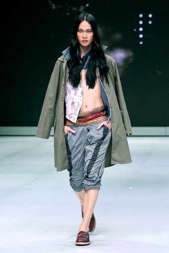 Jakarta, Indonesia - 16 Februari 2013. Deden Siswanto Pinot Noir. Indonesia Fashion Week 2013 at Jakarta Convention Center.  Senayan. Jakarta. [Foto: Mohammad Abduh/Wolipop]