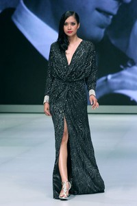 Jakarta, Indonesia - 16 Februari. Addy Van Den Krummenacker Celebration. Indonesia Fashion Week 2013 at Jakarta Convention Center. 16 Februari 2013. Senayan. Jakarta. [Foto: Mohammad Abduh/Wolipop]