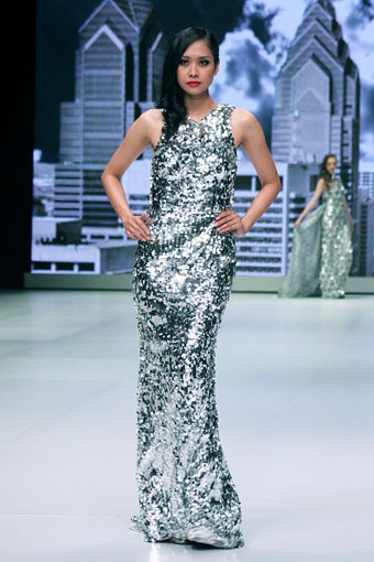 Jakarta, Indonesia - 16 Februari. Addy Van Den Krummenacker Celebration. Indonesia Fashion Week 2013 at Jakarta Convention Center. 16 Februari 2013. Senayan. Jakarta. [Foto: Mohammad Abduh/Wolipop]