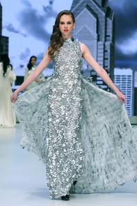 Jakarta, Indonesia - 16 Februari. Addy Van Den Krummenacker Celebration. Indonesia Fashion Week 2013 at Jakarta Convention Center. 16 Februari 2013. Senayan. Jakarta. [Foto: Mohammad Abduh/Wolipop]