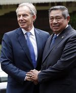 SBY-Tony Blair Bahas Solusi Konflik Suriah