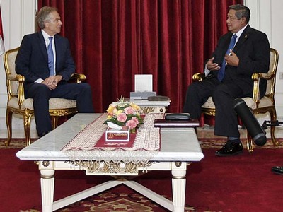 SBY-Tony Blair Bahas Solusi Konflik Suriah