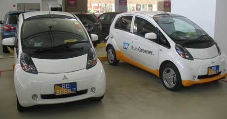 Mobil Listrik Mitsubishi MiEV (yud/detikINET) Mobil Listrik Mitsubishi MiEV (yud/detikINET)