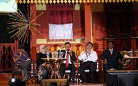 Direktur SDM PT PLN, Eddy D Erningpraja, Direktur SDM PT Telkom, Priyantono Rudito dan Direktur SDM Pertamina Evita M. Tagor hadir dalam acara ini.