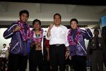 Ketum PBSI Sambut Kedatangan Juara All England