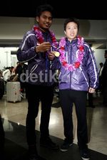 Ketum PBSI Sambut Kedatangan Juara All England