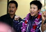 Ketum PBSI Sambut Kedatangan Juara All England