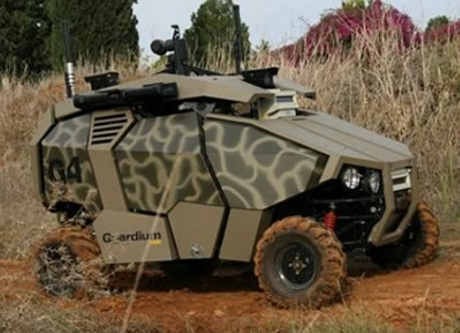 10 Mobil Tanpa Sopir Pantau Perbatasan Israel