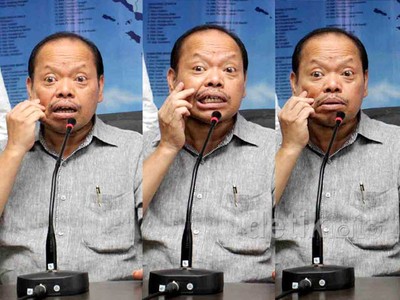 Gaya Bhatoegana Kala Bicara Soal Wajahnya