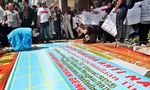 Demo Anti Narkoba di Kedubes Belanda