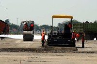 Komisi V juga meninjau pembangunan Terminal 3 Soekarno-Hatta. Ramses/detikFoto.