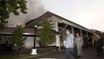 Presiden SBY Tinjau Kebakaran Gedung Setneg