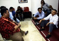 Hal itu disampaikannya di Gedung DPR, Senayan, Jakarta, Jumat (22/3/2013). Ramses/detikFoto.
