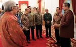 Pimpinan Lembaga Tinggi Negara Kumpul di Istana