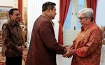 Pimpinan Lembaga Tinggi Negara Kumpul di Istana