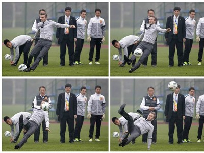 Ups! Beckham Terpeleset