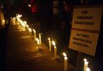 Aksi Seribu Lilin Untuk  Korban Penembakan LP Cebongan