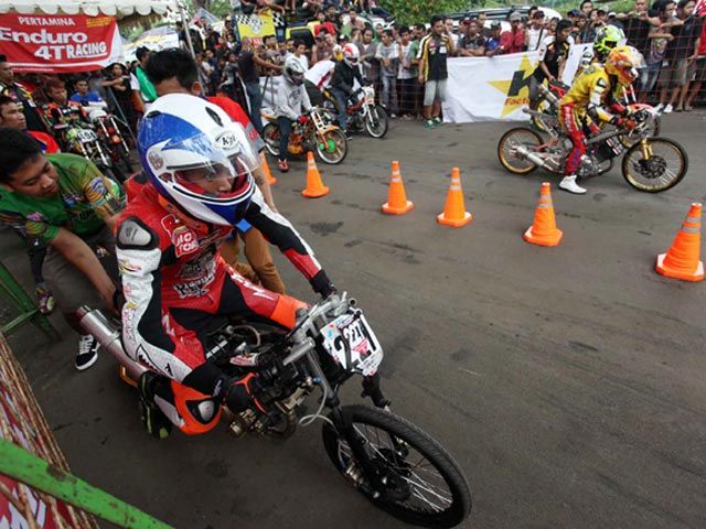 Banjir Peserta Di Seri Perdana Dragbike 201 M