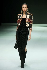 Jakarta, Indonesia - 17 Februari. Poppy Dharsono Indonesia Modern Classic Archipelago. Indonesia Fashion Week 2013 at Jakarta Convention Center. 17 Februari 2013. Senayan. Jakarta. [Foto: Mohammad Abduh/Wolipop]