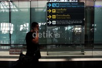 Suasana di Bandara Internasional Suvarnabhumi, Bangkok, Thailand, Senin (25/3/2013).