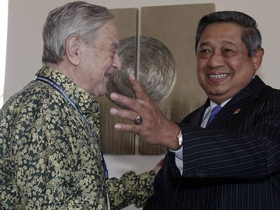 SBY Bertemu George Soros