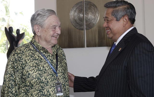 SBY Bertemu George Soros