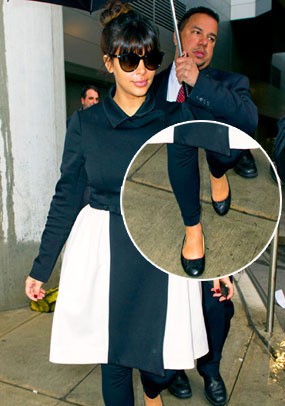 Kehamilan Makin Besar, Kim Kardashian Tinggalkan High Heels