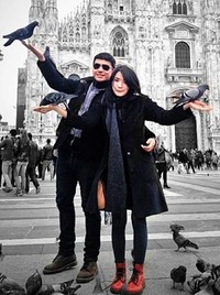 The birds and two love birds.. @gisel_la, tulis Gading. (dok. Instagram)